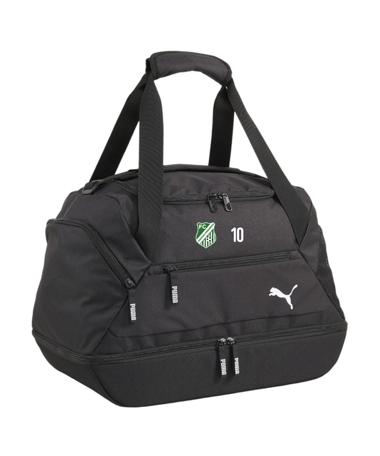 PUMA teamGoal Teambag Sporttasche BC Gr. S Schwarz FC Pinggau-Friedberg