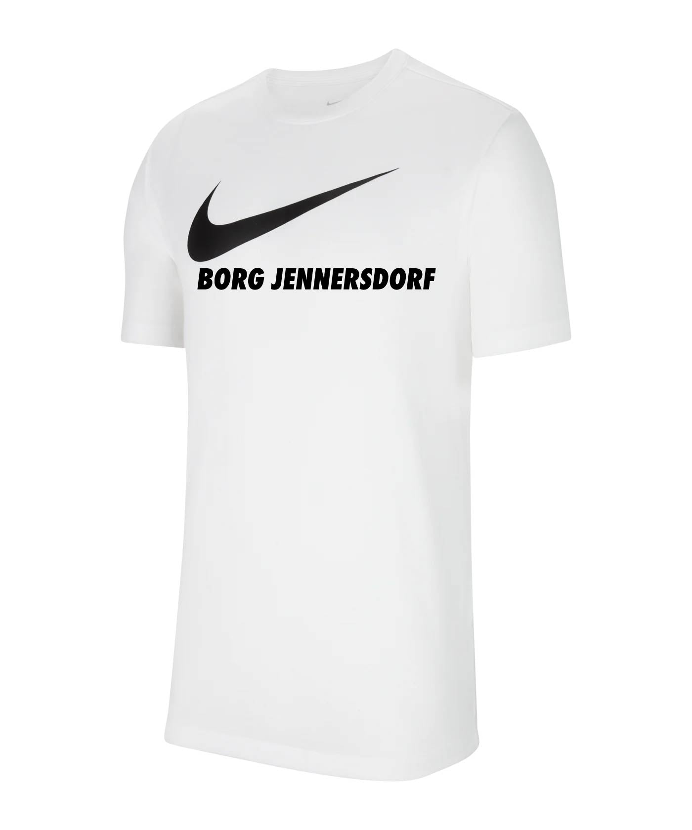 NIKE Park 20 T-Shirt Swoosh Weiss BORG Jennersdorf