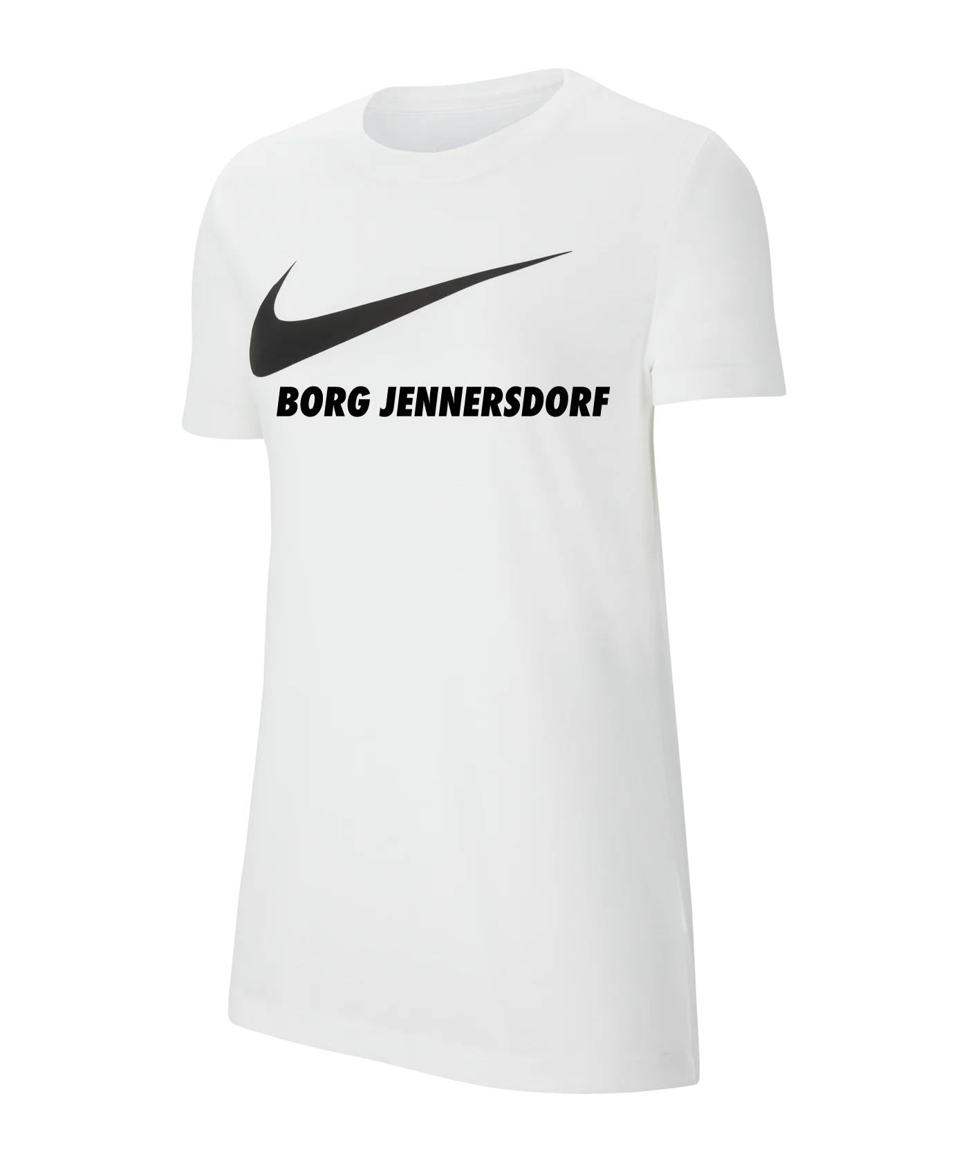 NIKE Park 20 T-Shirt Swoosh Damen Weiss BORG Jennersdorf