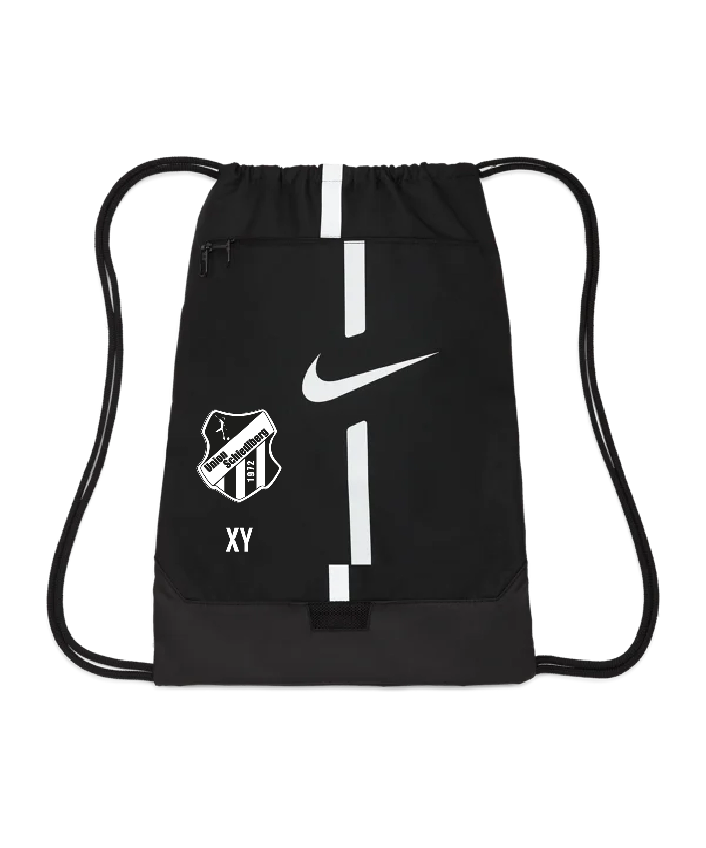 NIKE Academy Gymsack Schwarz Union Schiedlberg