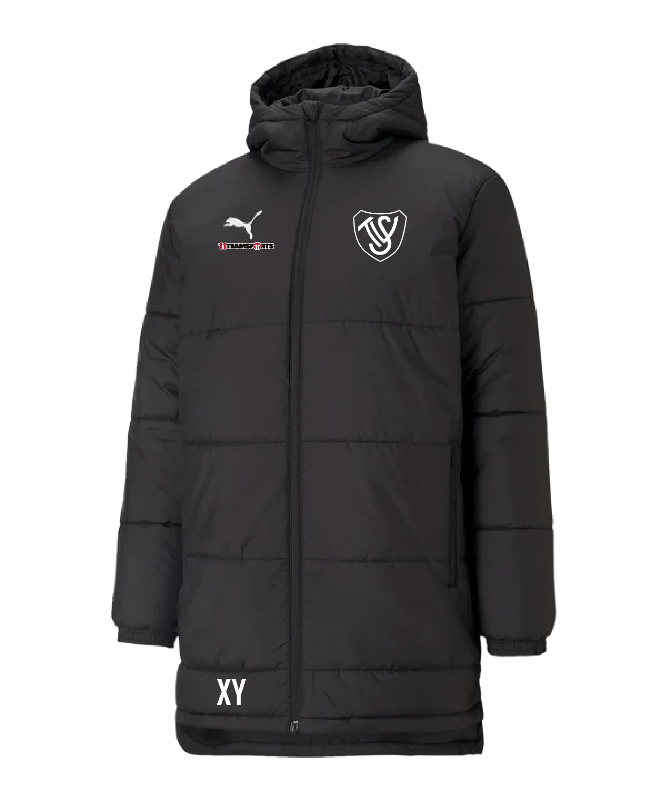 PUMA Bench Jacke Kids Schwarz Weiss SV Trieben