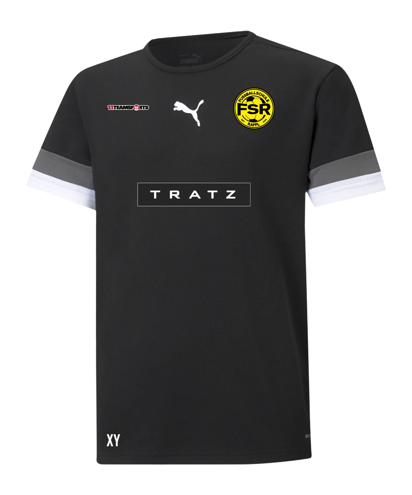 PUMA teamRISE Trikot Kids Schwarz Fusballschule Raffl