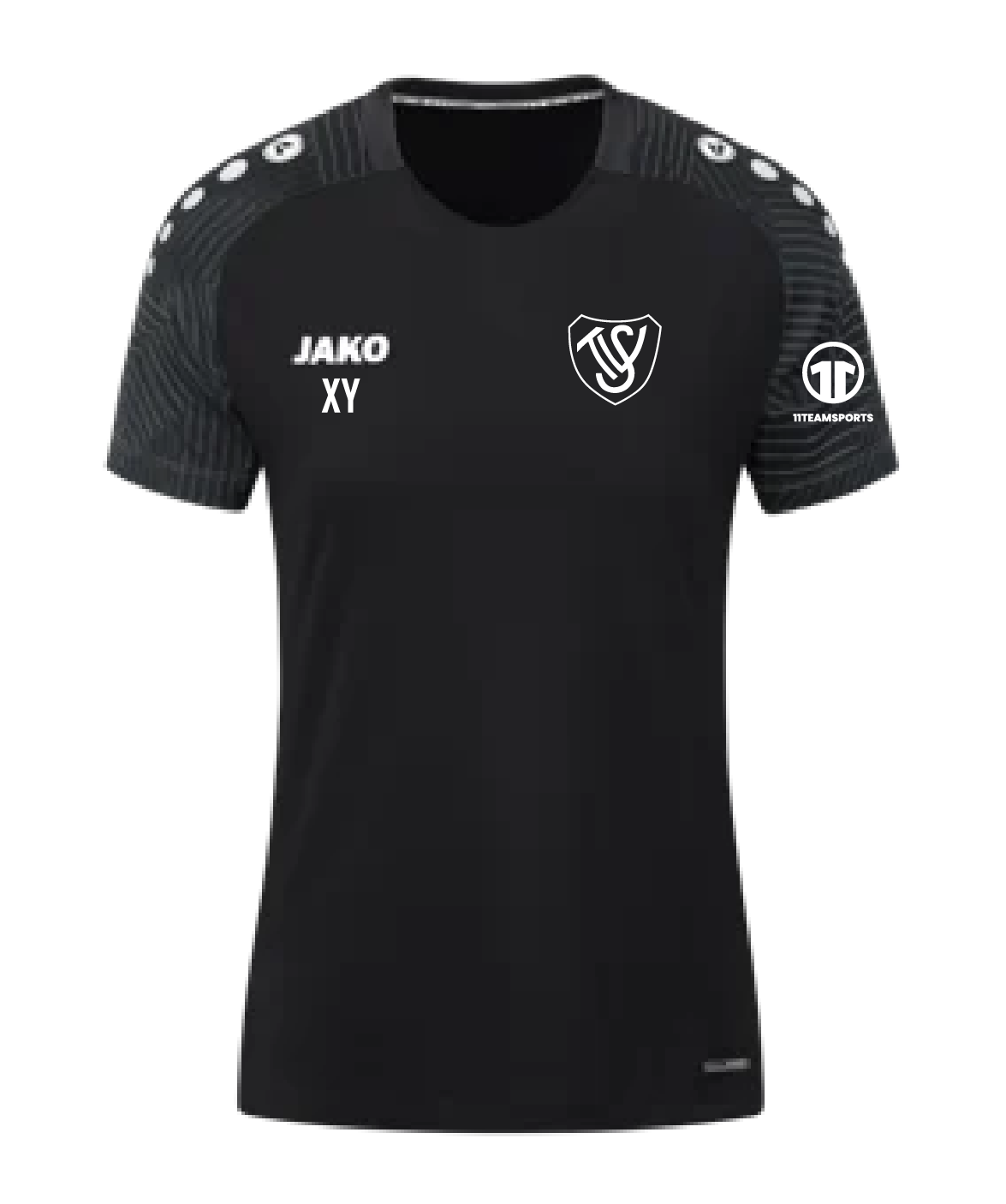 JAKO Performance T-Shirt Damen Schwarz Grau SV Trieben