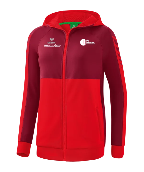 ERIMA Six Wings Trainingsjacke Damen Rot HIB Liebenau