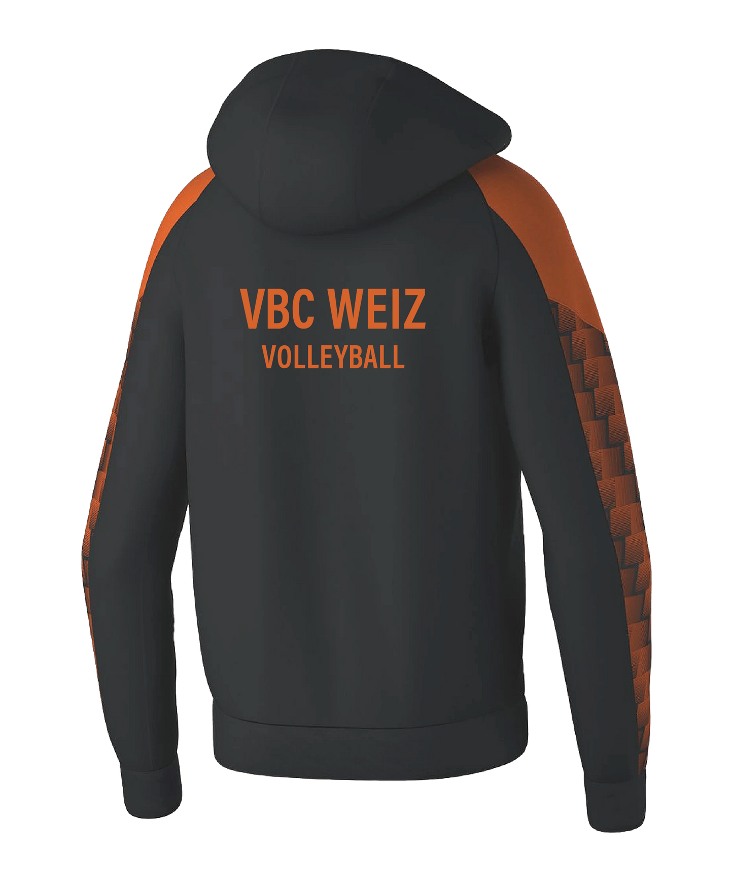 ERIMA EVO STAR Kapuzenjacke Kids Schwarz Fschwarzorange VBC Weiz