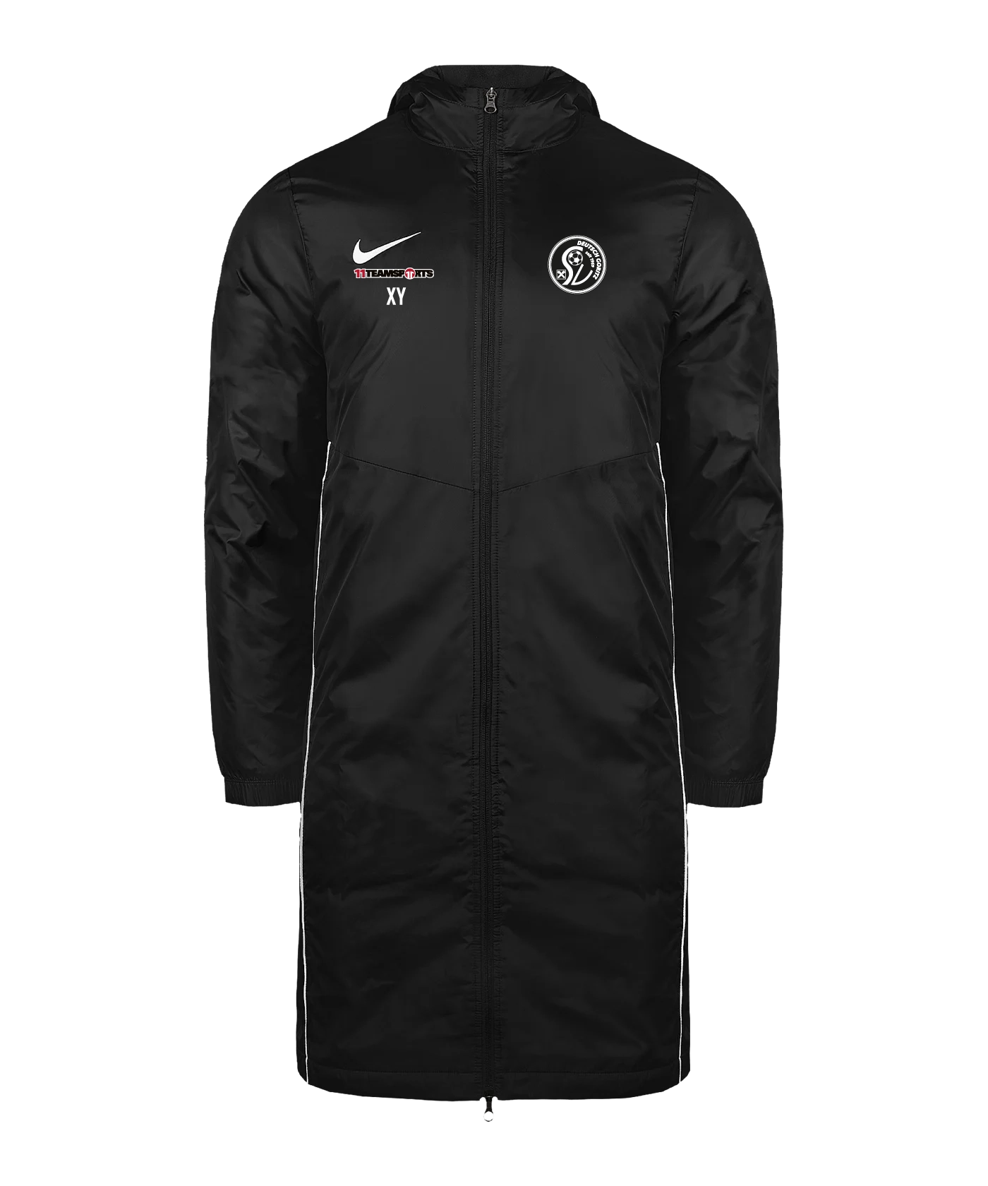 NIKE Park 26 Winterjacke Schwarz SV Deutsch Goritz