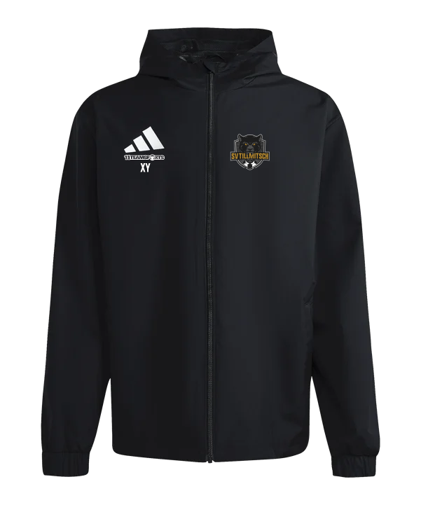 ADIDAS Entrada 26 Regenjacke Schwarz SV Tillmitsch Young Panthers
