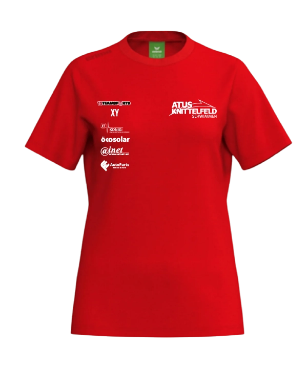 ERIMATS T-Shirt Damen Rot ATUS Knittelfeld