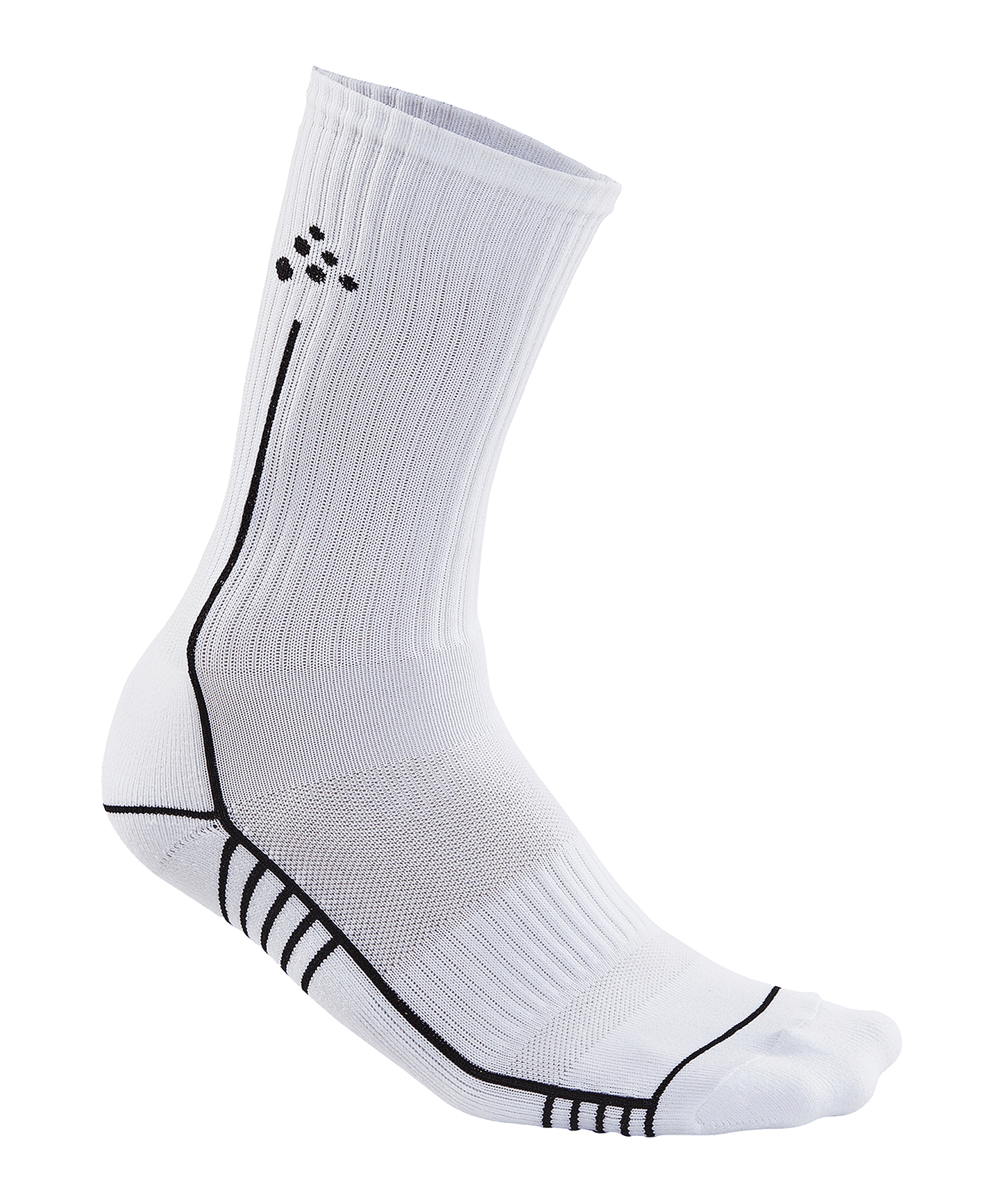 CRAFT Ability Mid Sock Weiß Elite-FIT