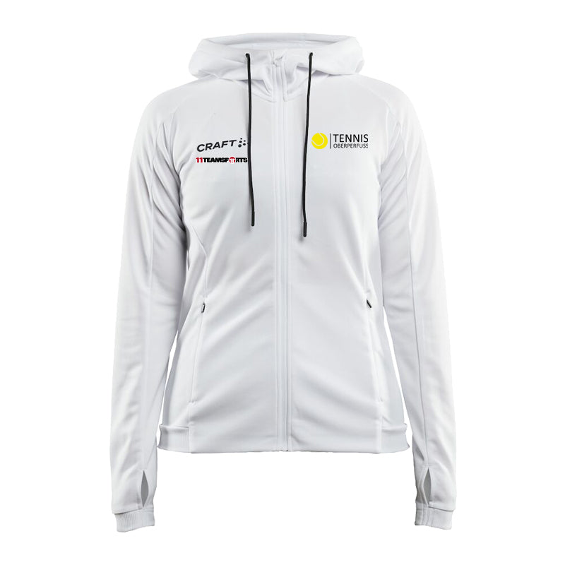 Craft Evolve Kapuzenjacke Damen Weiss F900000 Tennis Oberperfuss