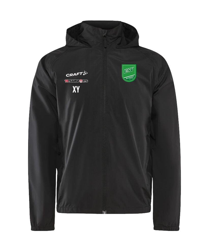 Craft Evolve Regenjacke Schwarz F999000 ESV Knittelfeld