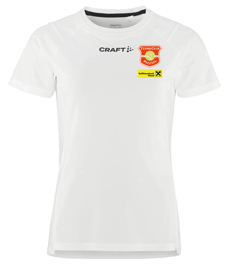 Craft Rush 2.0 T-Shirt Damen Weiss F900000 TC Pitztal