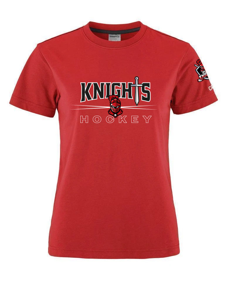 Craft Community 2.0 Fanshirt Damen Rot F430000 Telfs Knights