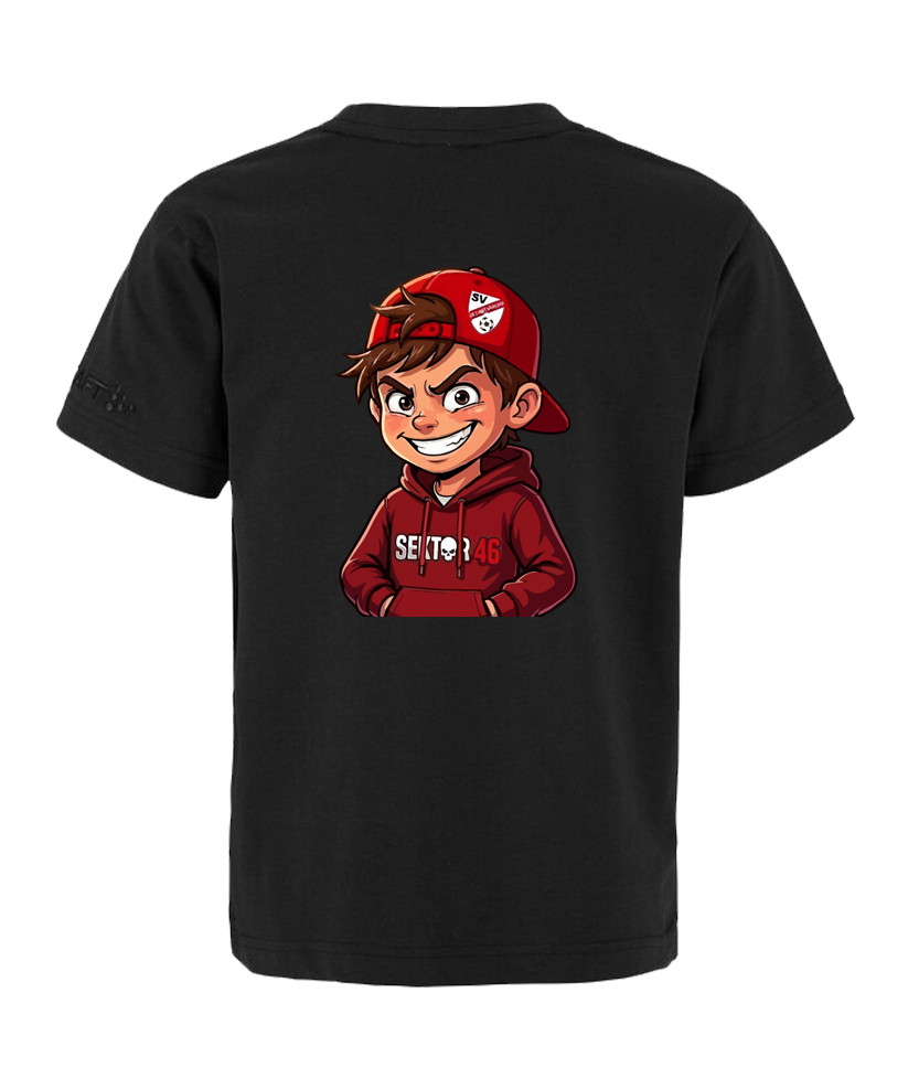 Craft T-Shirt Schwarz Kids Junge SV Sieghartskirchen