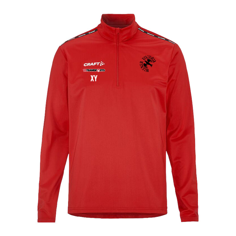 Craft Squad Go Halfzip Sweatshirt Rot F430000 SC Wiener Viktoria
