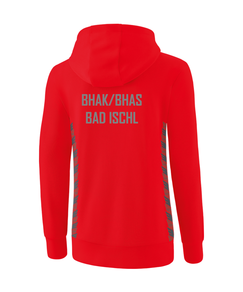 Erima Essential Team Hoody Damen Rot Grau HAK Bad Ischl
