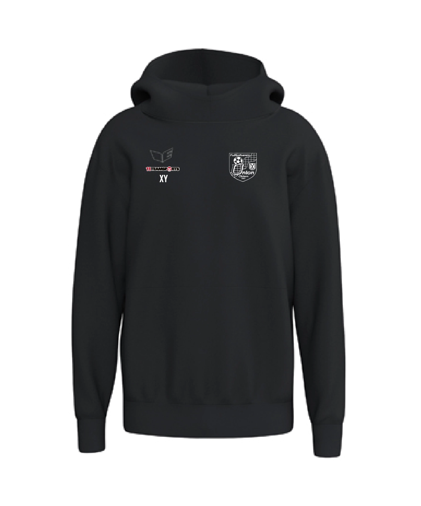 ERIMA Primia Hoody Schwarz FSV Öblarn