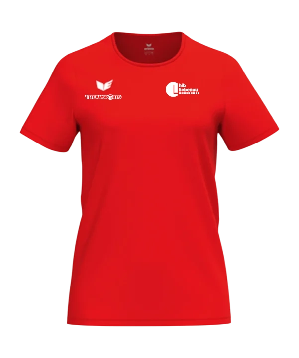 ERIMA INTRO function T-Shirt Damen Rot HIB Liebenau