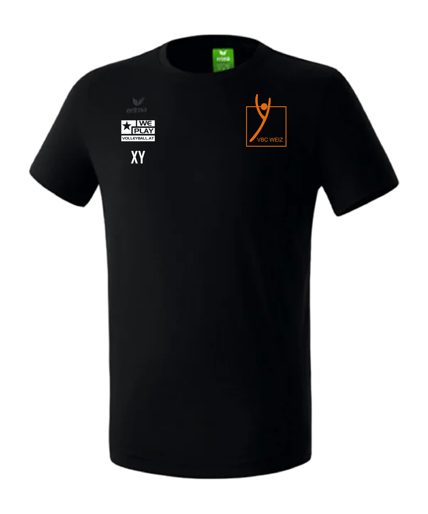 ERIMA Teamsport T-Shirt Kids Schwarz VBC Weiz