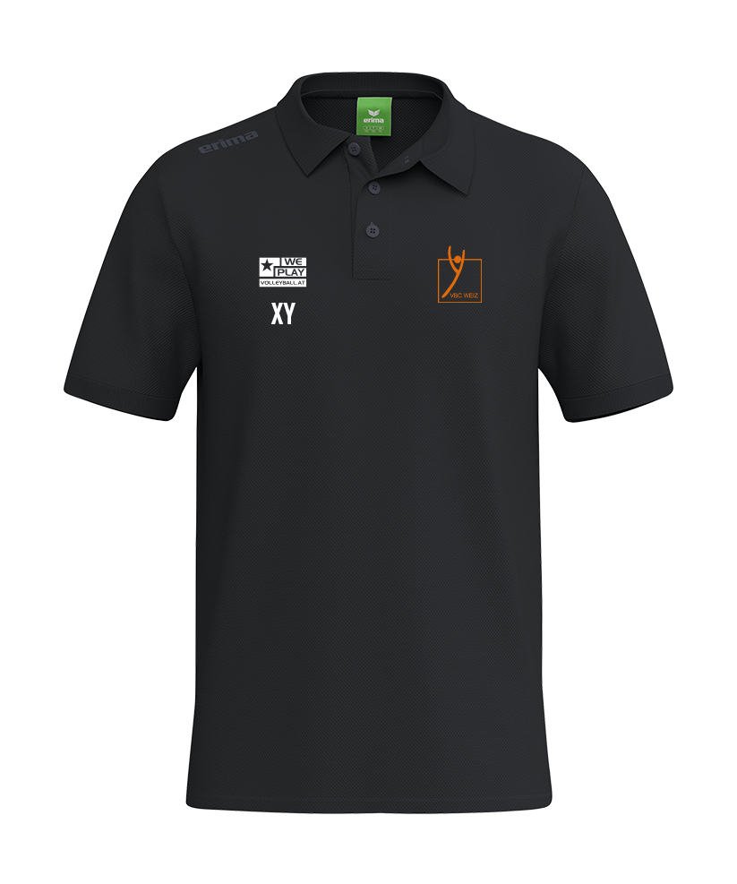Erima TS Polo Schwarz VBC Weiz