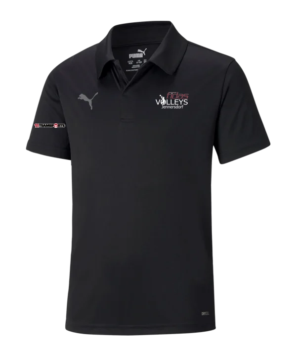 PUMA teamLIGA Sideline Polo Kids Schwarz F03 Volleys Jennersdorf
