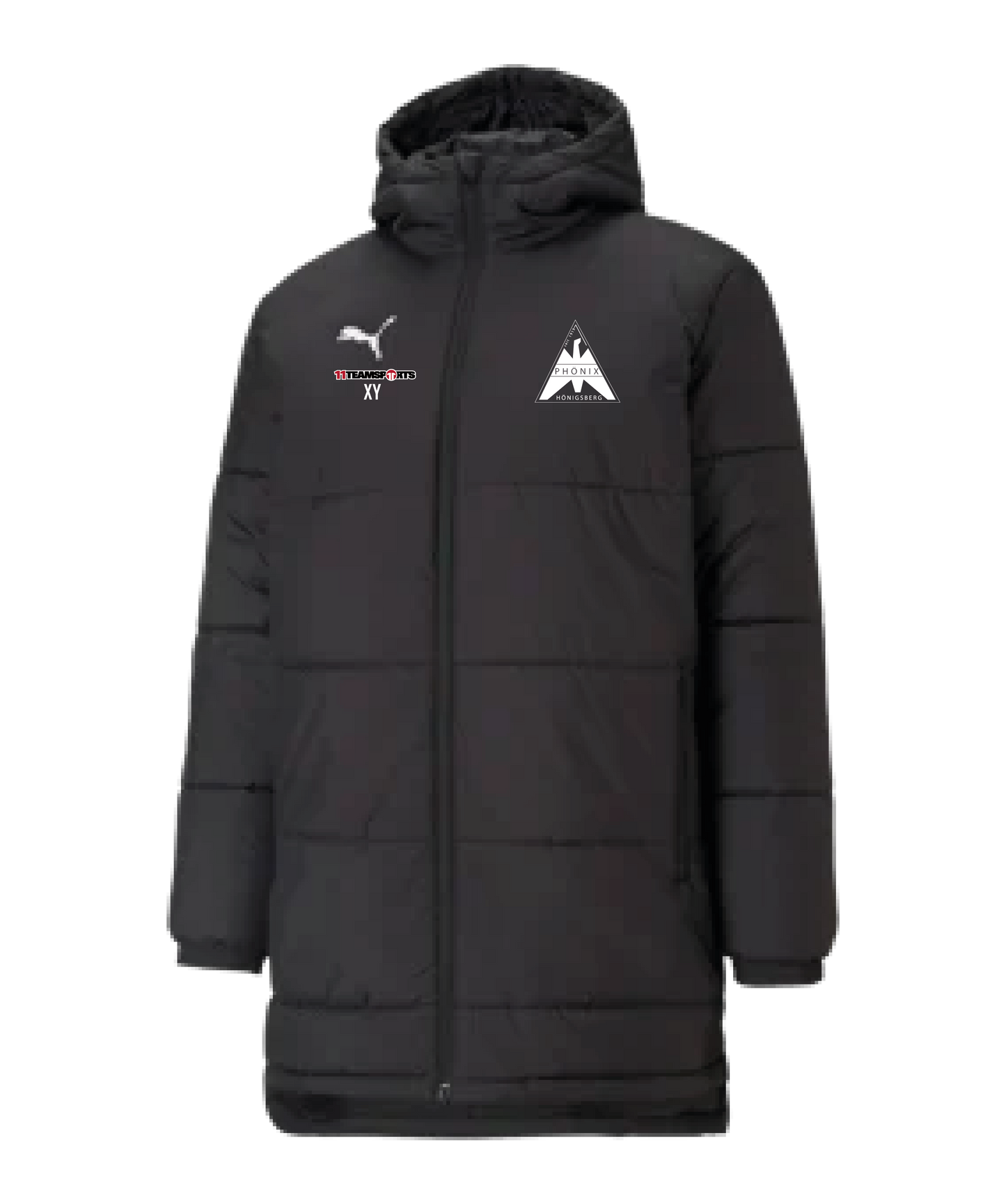 PUMA Bench Jacke Schwarz Weiss SV Phönix Hönigsberg Mürzzuschlag