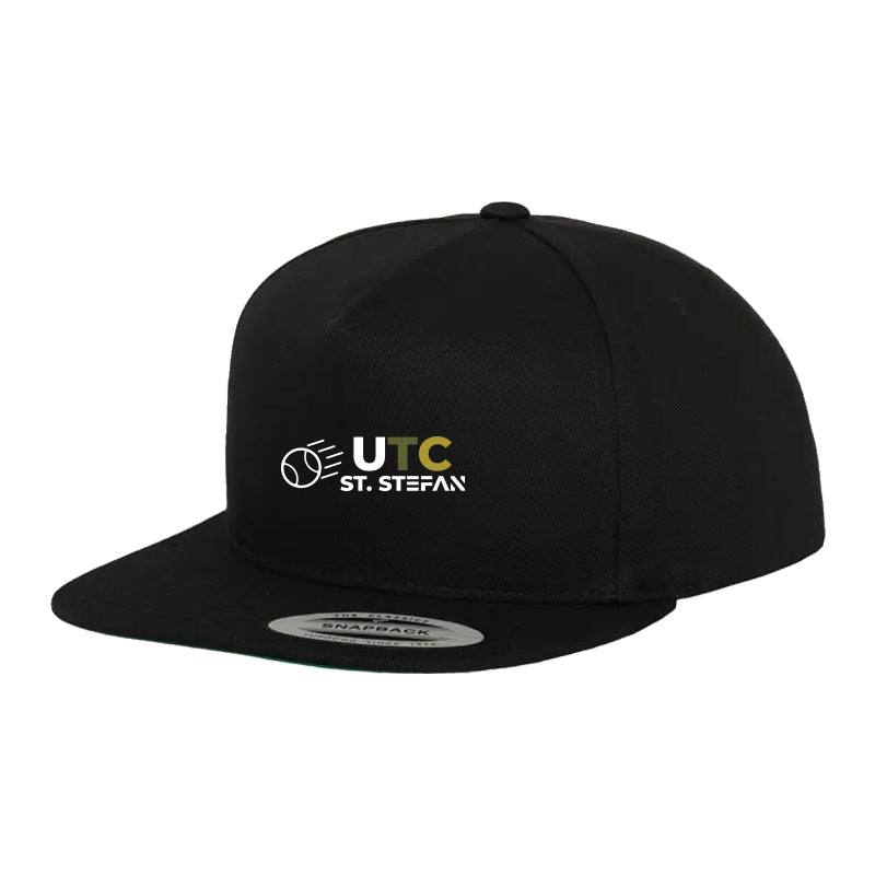 Merch 5 Panel Classic Snapback Cap Black Black UTC St. Stefan