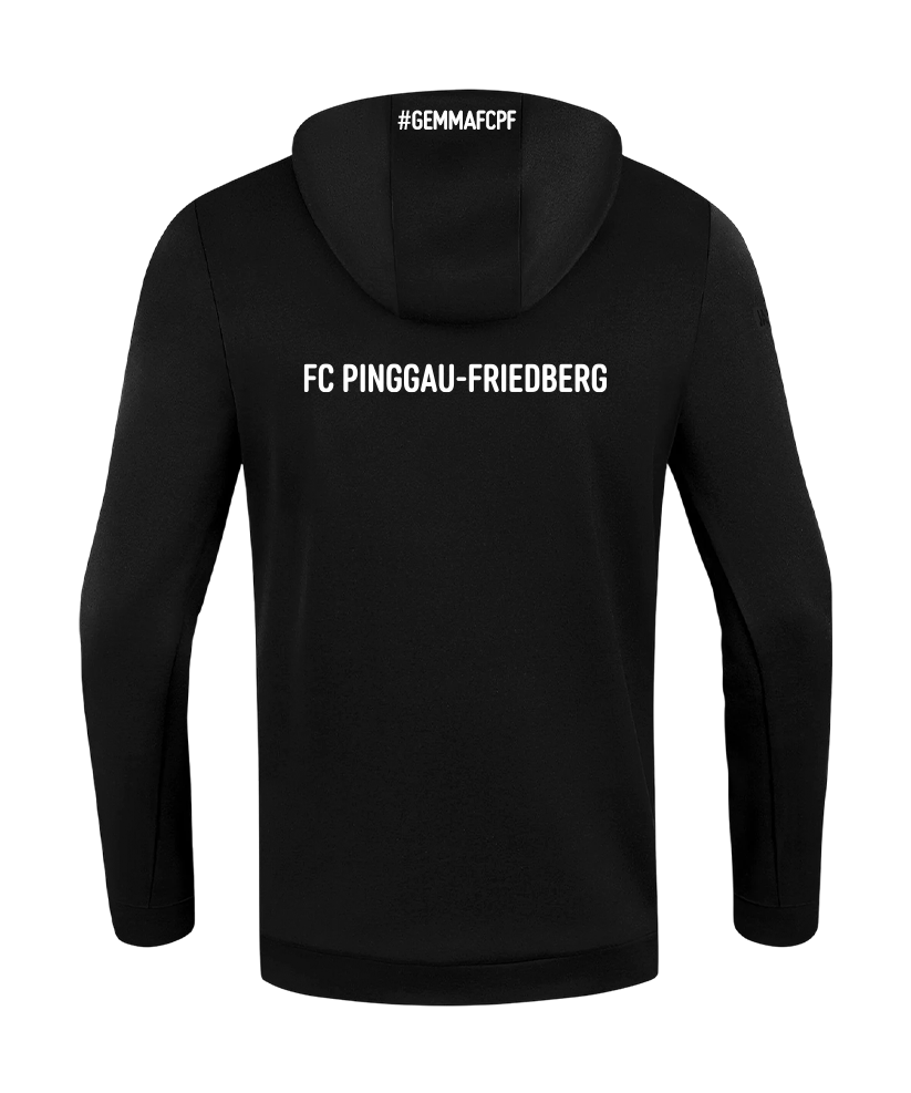JAKO Pro Casual Hoody Schwarz FC Pinggau-Friedberg