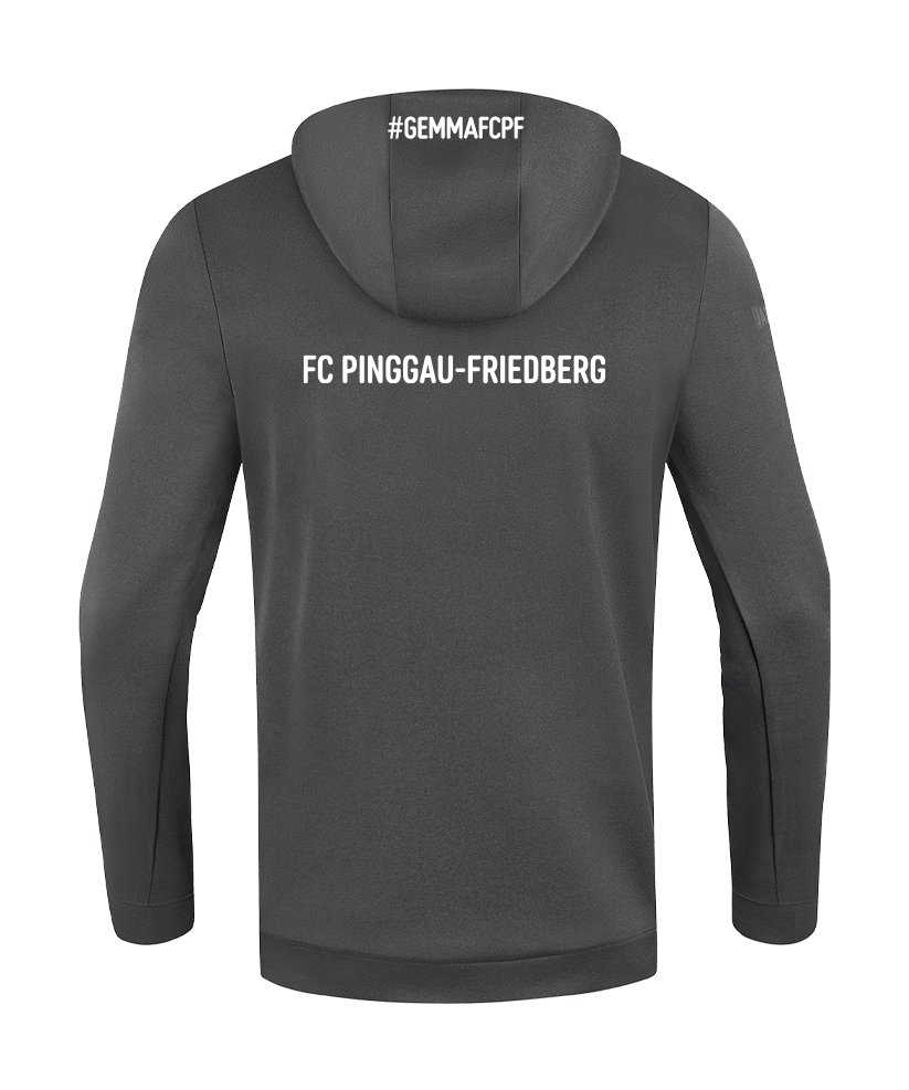 JAKO Pro Casual Hoody Grau FC Pinggau-Friedberg