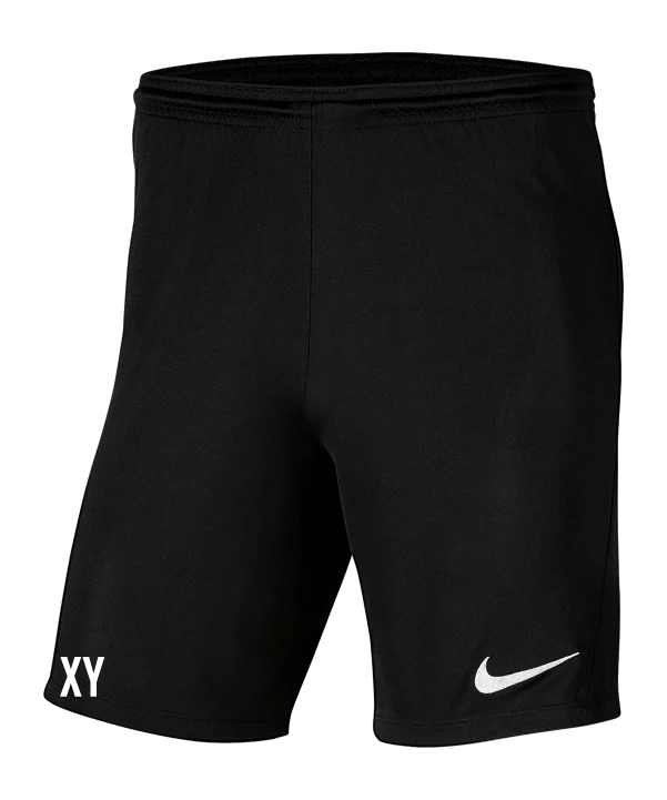 NIKE Park III Short Schwarz Ini