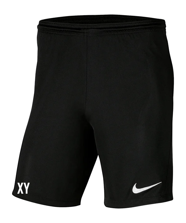 NIKE Park III Short Kids Schwarz Ini