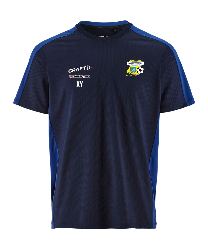 Craft Evolve 2.0 Contrast Jersey Kids Blau Soccer Akademie Schladming