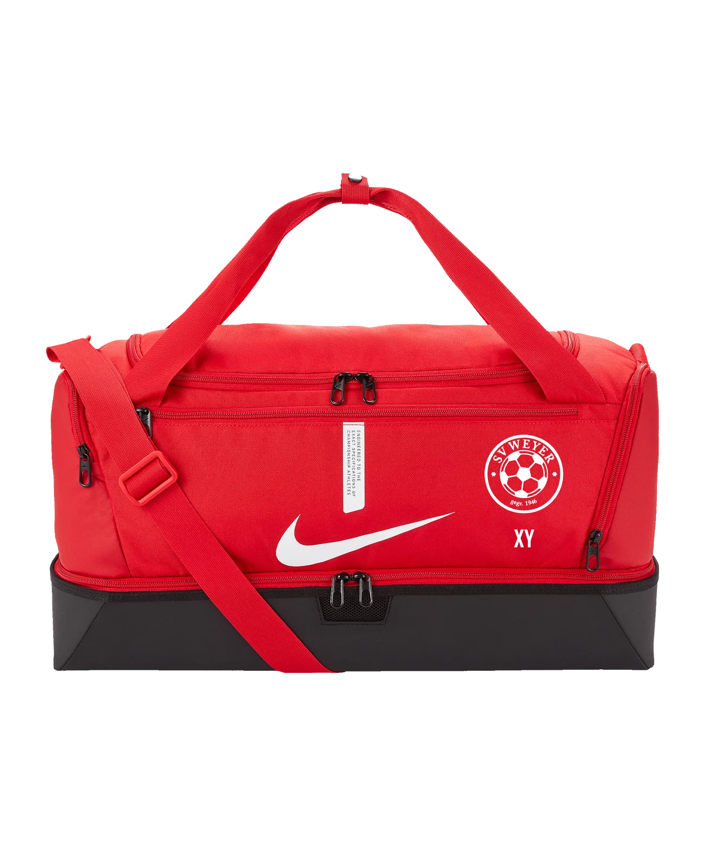 NIKE Academy Team Hardcase Tasche Medium Rot SV Weyer