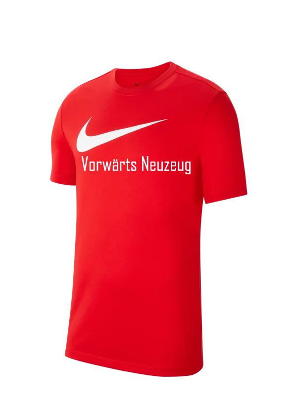 NIKE Park 20 T-Shirt Swoosh Rot ATSV Vorwärts Neuzeug