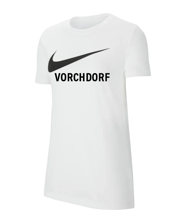 NIKE Park 20 Swoosh T-Shirt Damen Weiss ASKÖ Vorchdorf