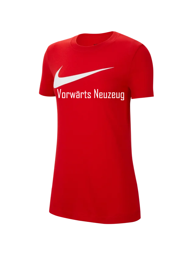 NIKE Park 20 T-Shirt Swoosh Damen Rot ATSV Vorwärts Neuzeug
