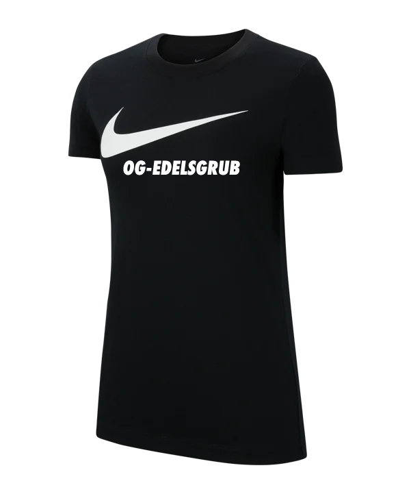 NIKE Park 20 T-Shirt Swoosh Damen Schwarz OG Edelsgroup