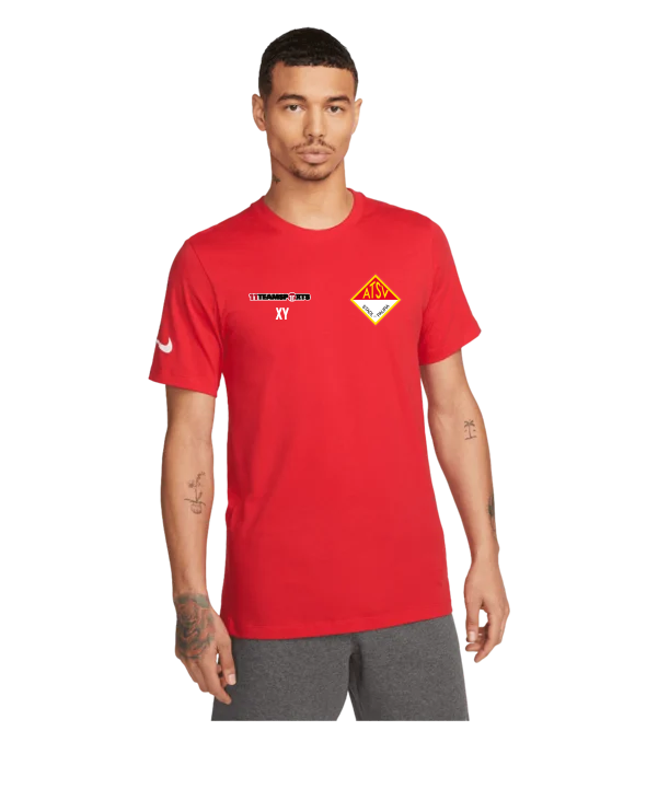 NIKE Park 20 T-Shirt Rot Weiss ATSV Stadl-Paura
