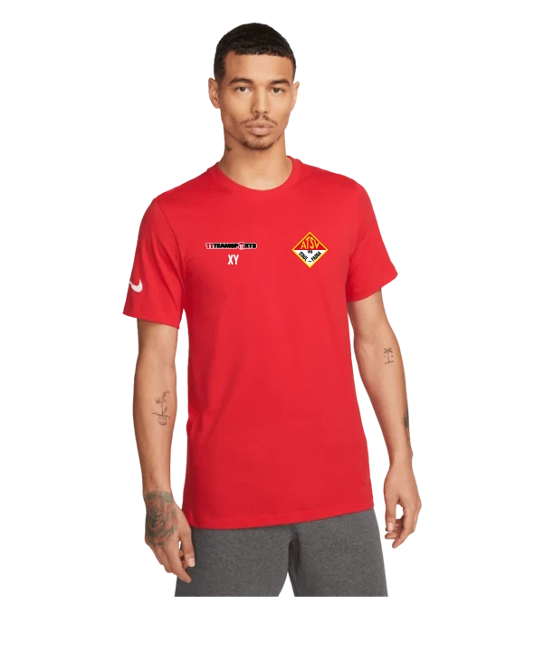 NIKE Park 20 T-Shirt Rot Weiss ATSV Stadl-Paura