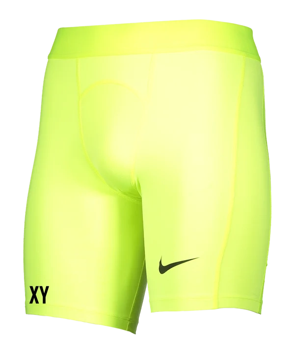 NIKE Pro Strike Short Neongelb Ini