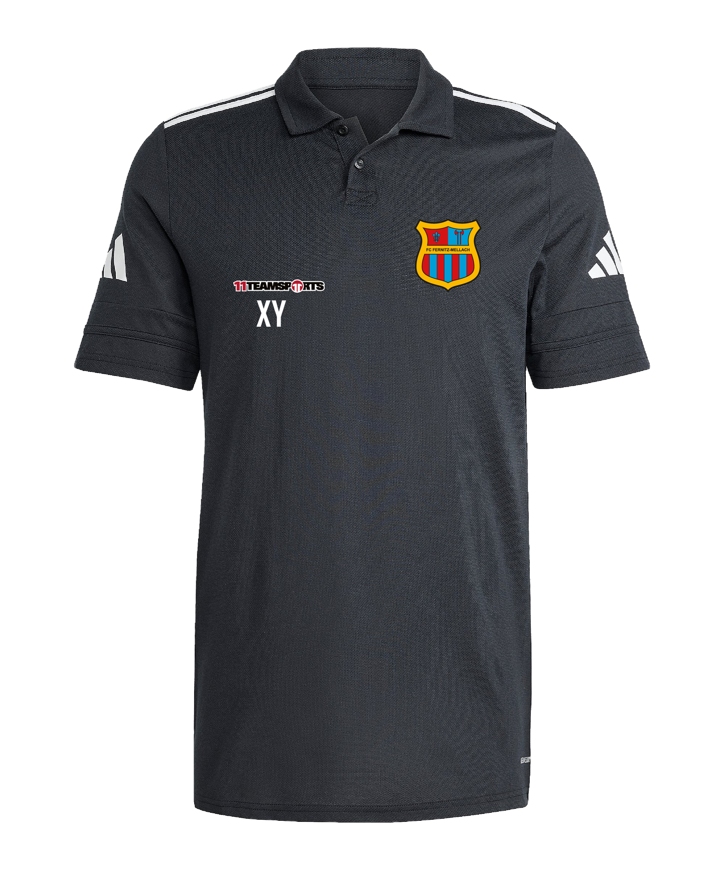 Adidas Fan Polo Schwarz FC Fernitz Mellach