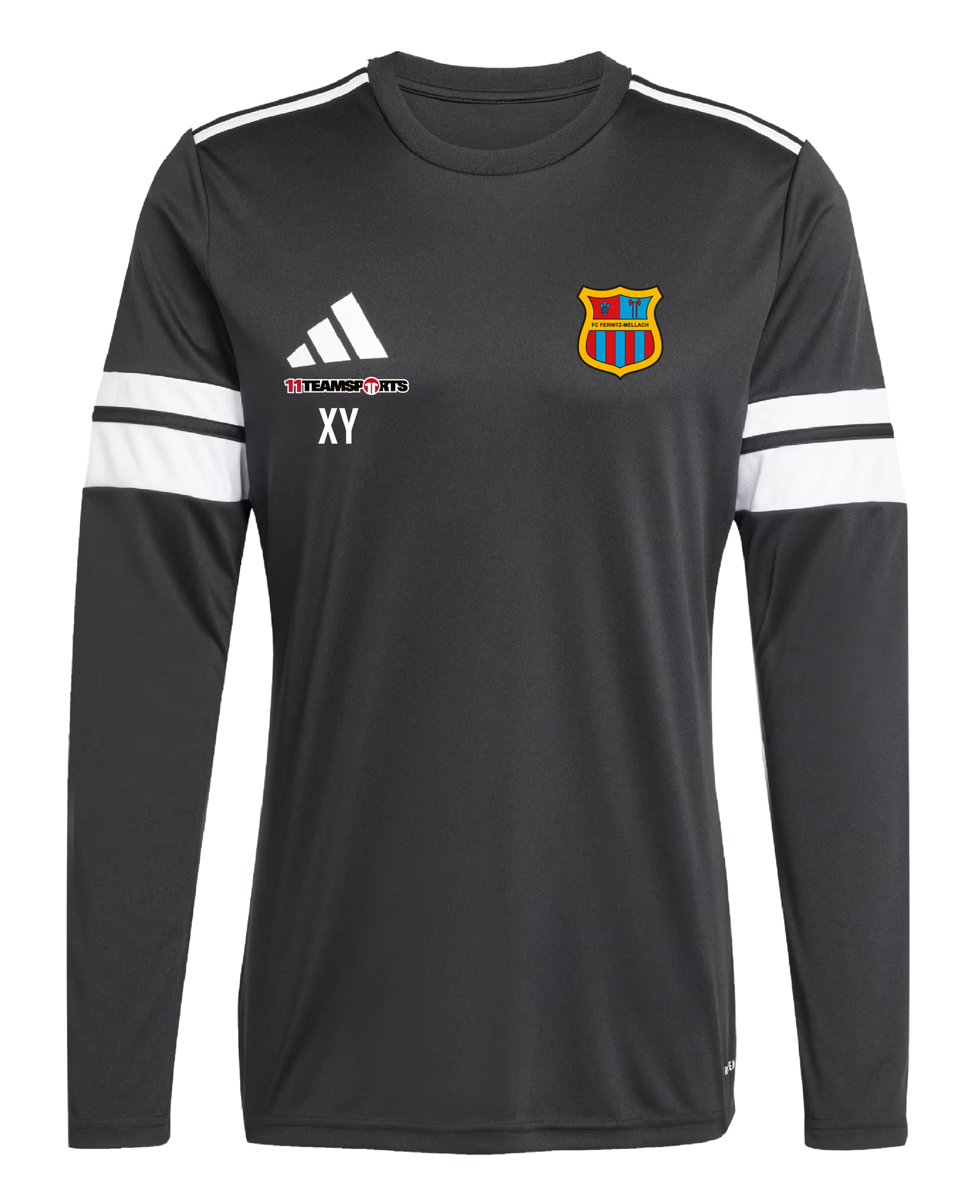 Adidas Trainingsshirt Langarm Schwarz FC Fernitz Mellach