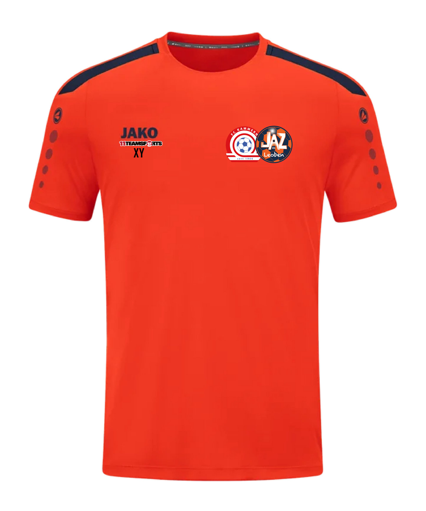 Jako Trainings Shirt Kinder Orange/Blau FC Kammern-JAZ Leoben