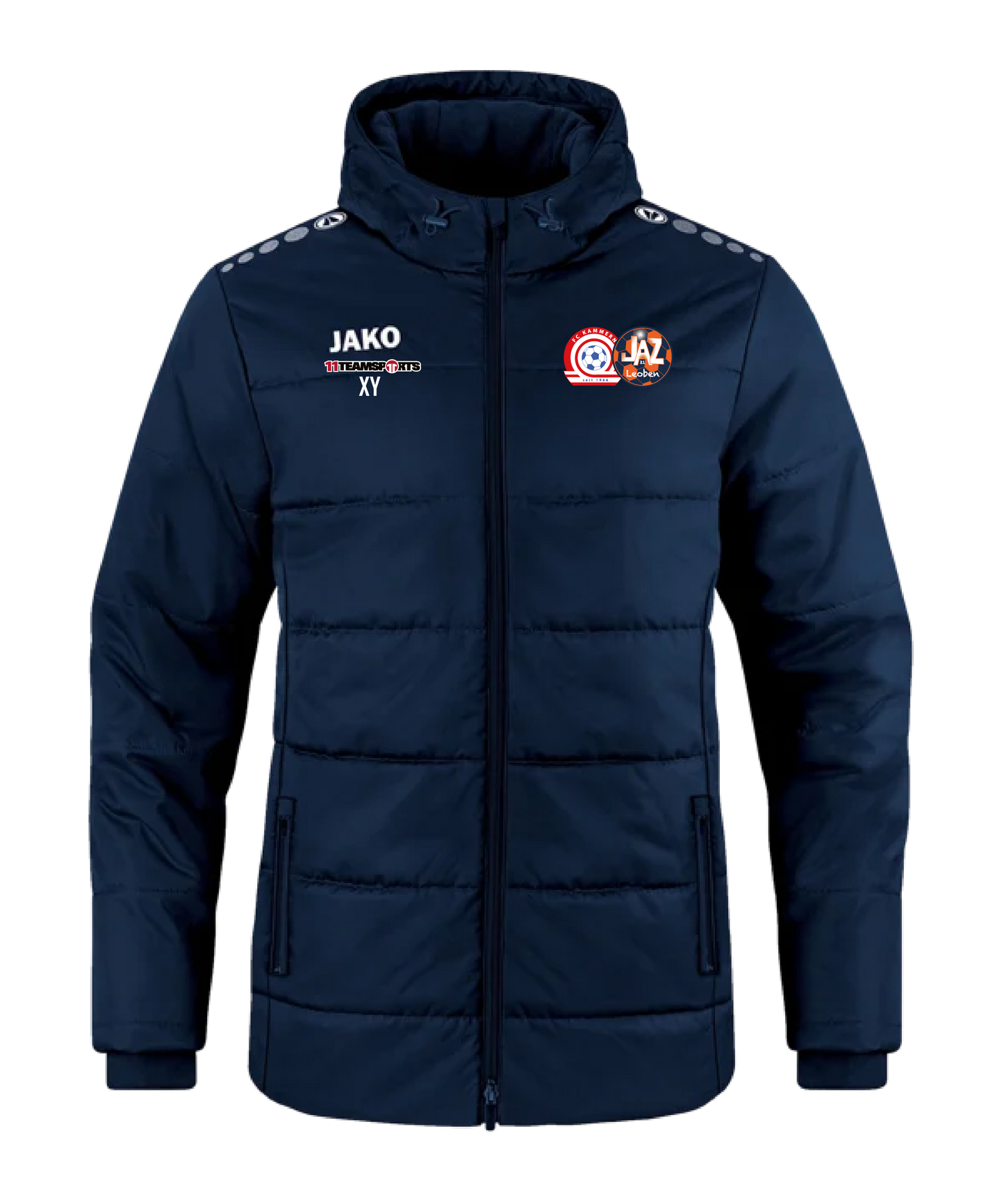 Jako Winterjacke Kinder Blau FC Kammern-JAZ Leoben