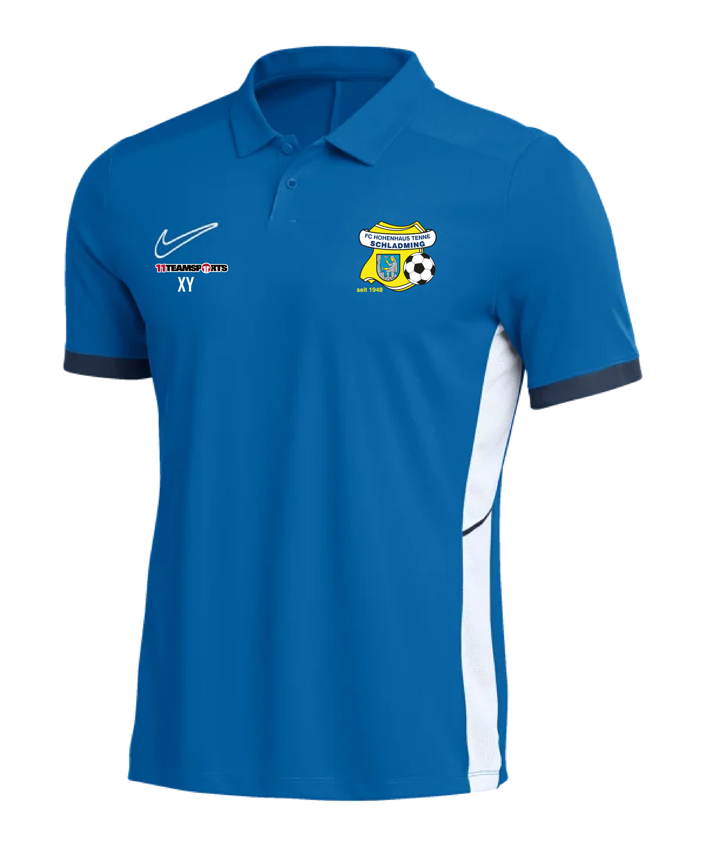 Nike Polo Blau Kinder FC Schladming