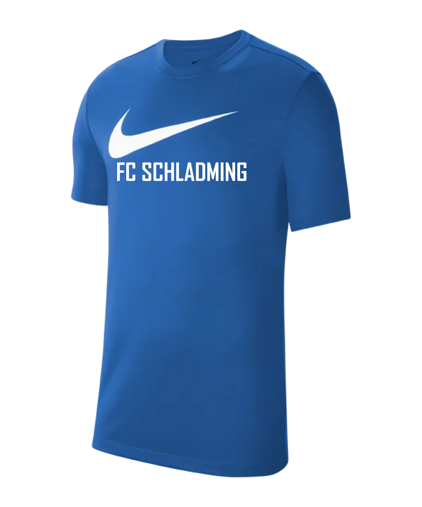 Nike Swoosh Shirt Blau Kinder FC Schladming