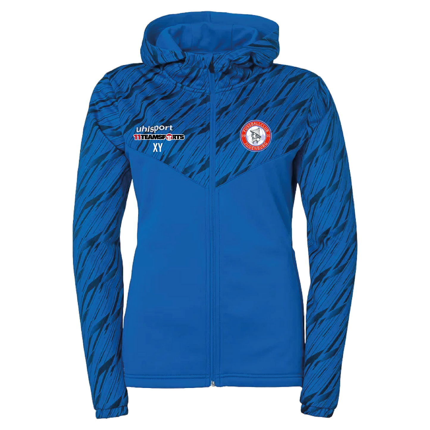 Uhlsport Kapuzenjacke blau FC Judenburg