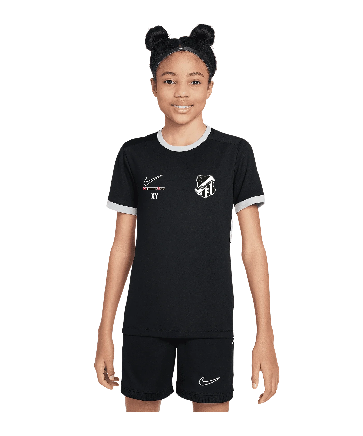 NIKE Academy 25 Trainingsshirt Kids Schwarz Union Schiedlberg