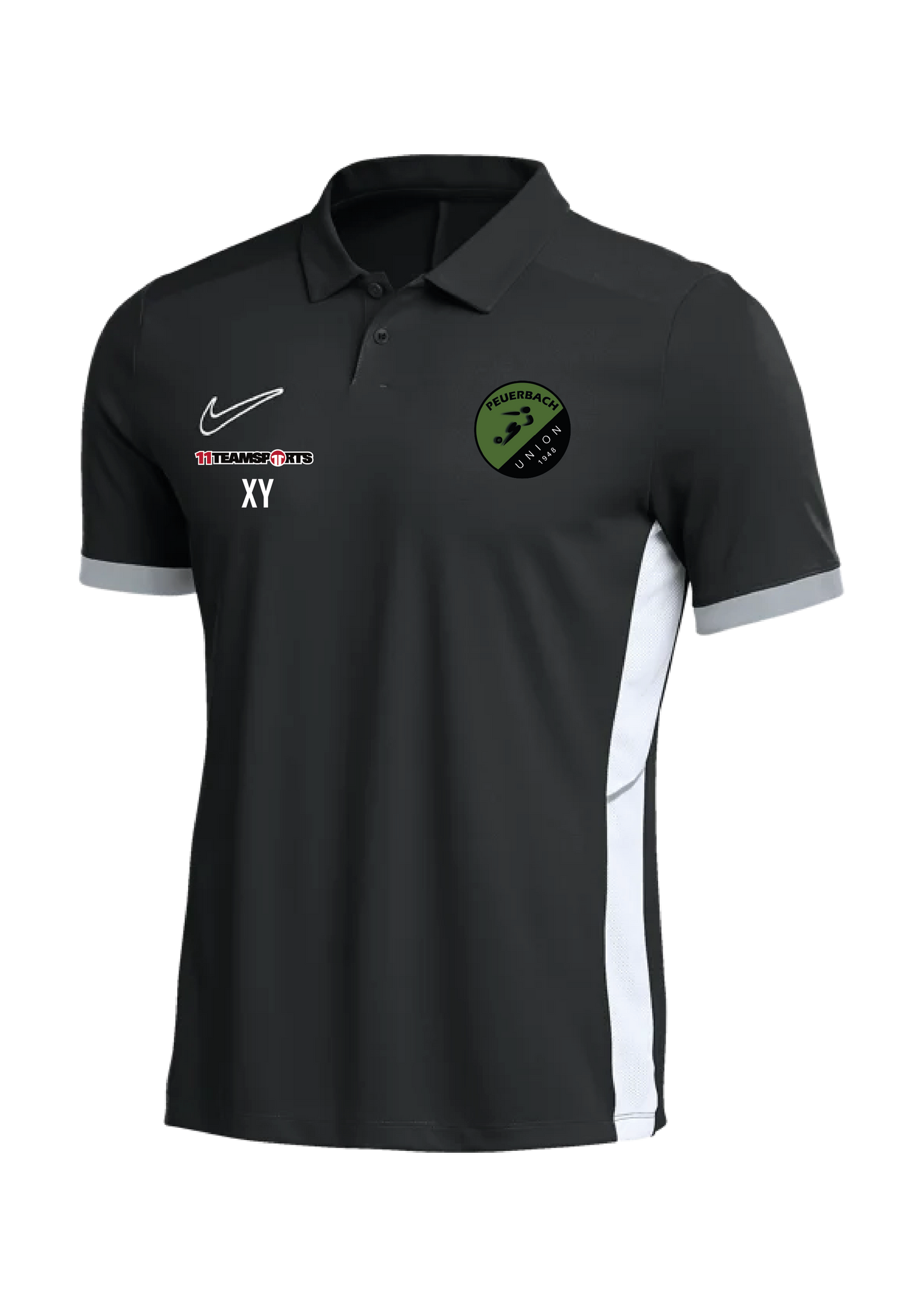 NIKE Academy 25 Polo Schwarz Union Peuerbach