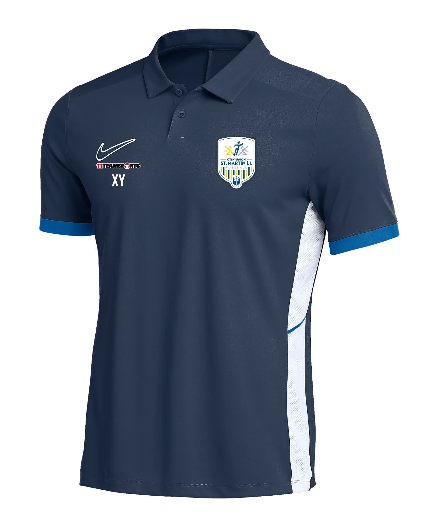 NIKE Academy 25 Polo Blau ÖTSV Union St. Martin